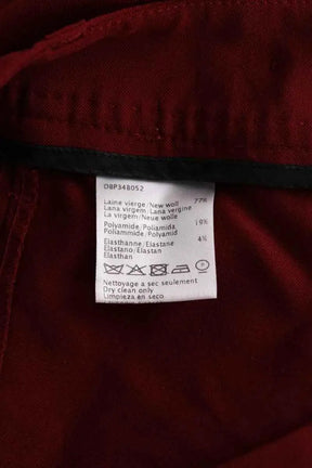 Pantalon droit Gerard Darel Bordeaux en Laine