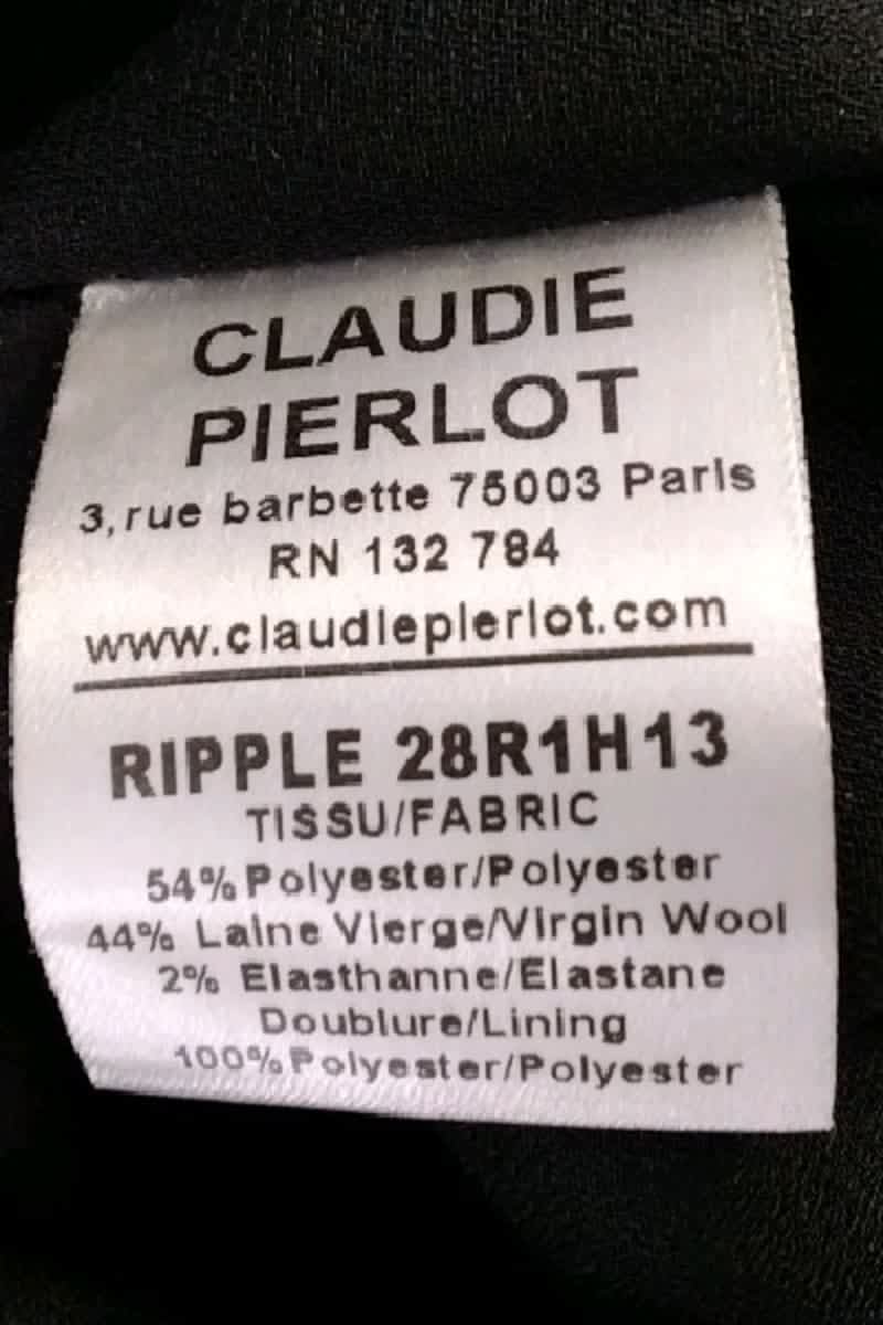 Robe Claudie Pierlot  Noir