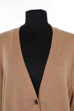 Cardigan Ralph Lauren Camel en Laine