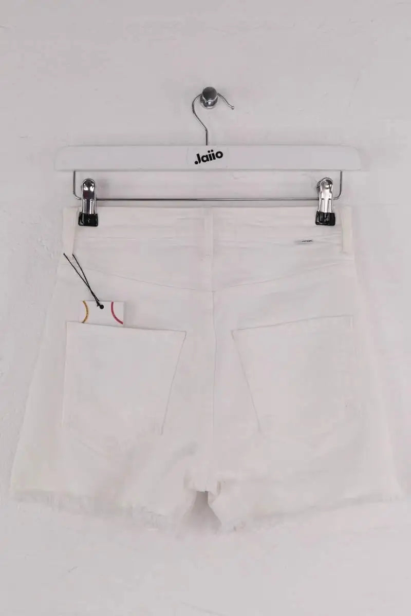 Mini short Mother The dazzler shift fray short Blanc en Coton