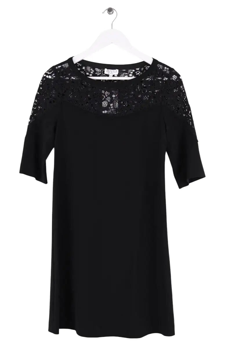 Robe Claudie Pierlot Noir en Synthétique, taille S - Seconde Main