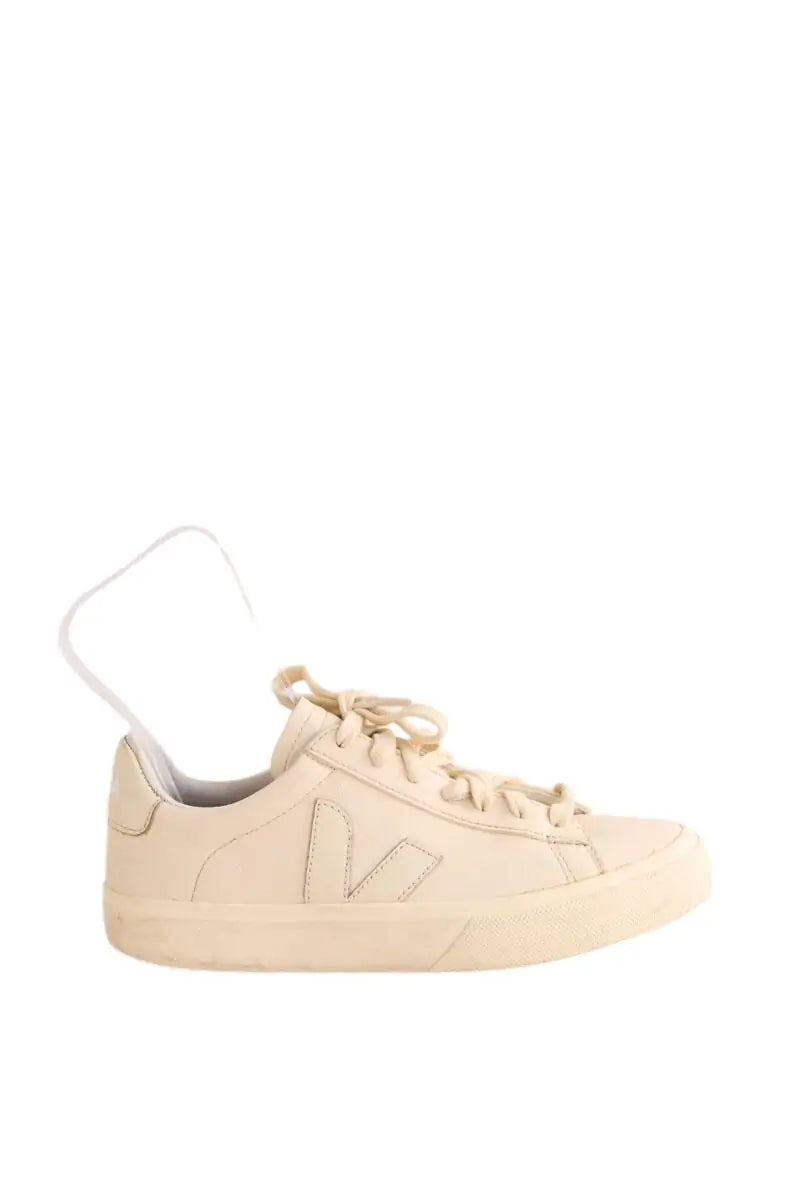 Baskets Veja Beige en Cuir, taille 37 - Seconde Main