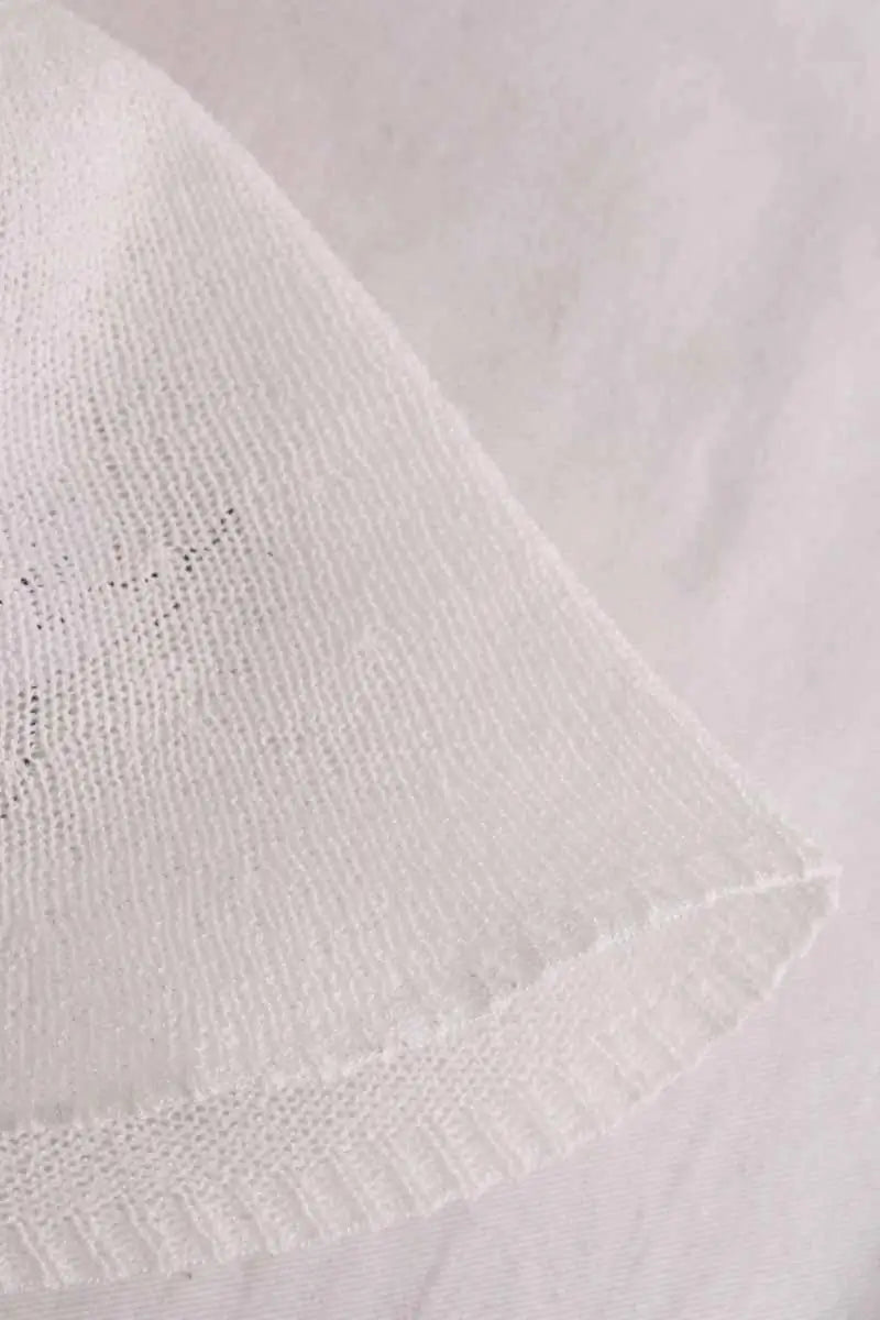 Chapeau Soeur Blanc en Synthétique
