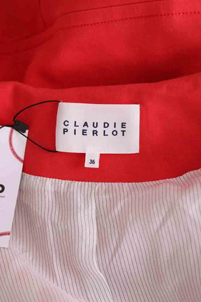 Veste Claudie Pierlot Rouge en Coton