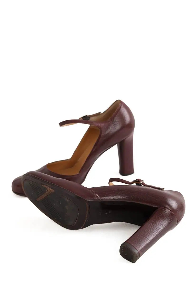 Talons Bally Bordeaux en Cuir