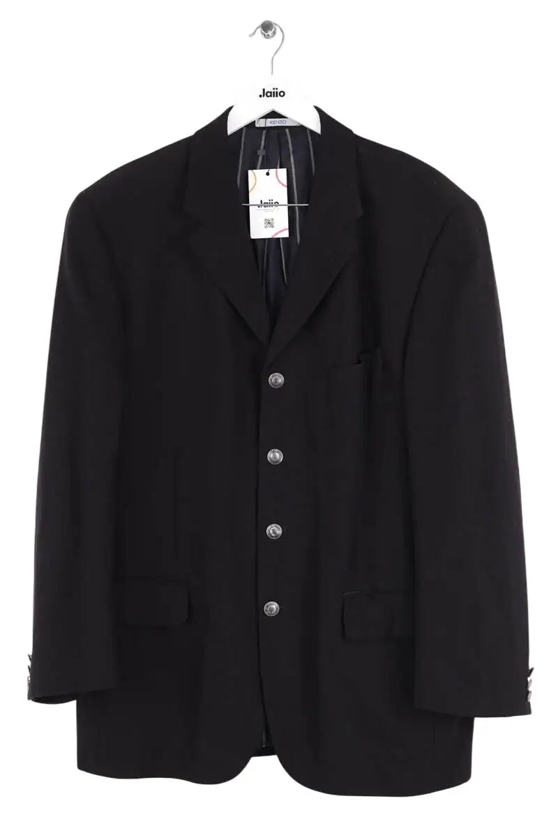 Costume Kenzo Noir en Laine, taille XXL - Seconde Main