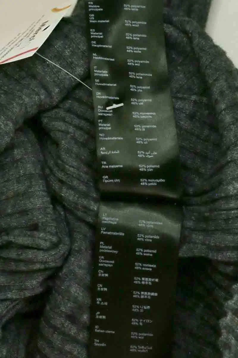Pull Maje Anthracite en Laine