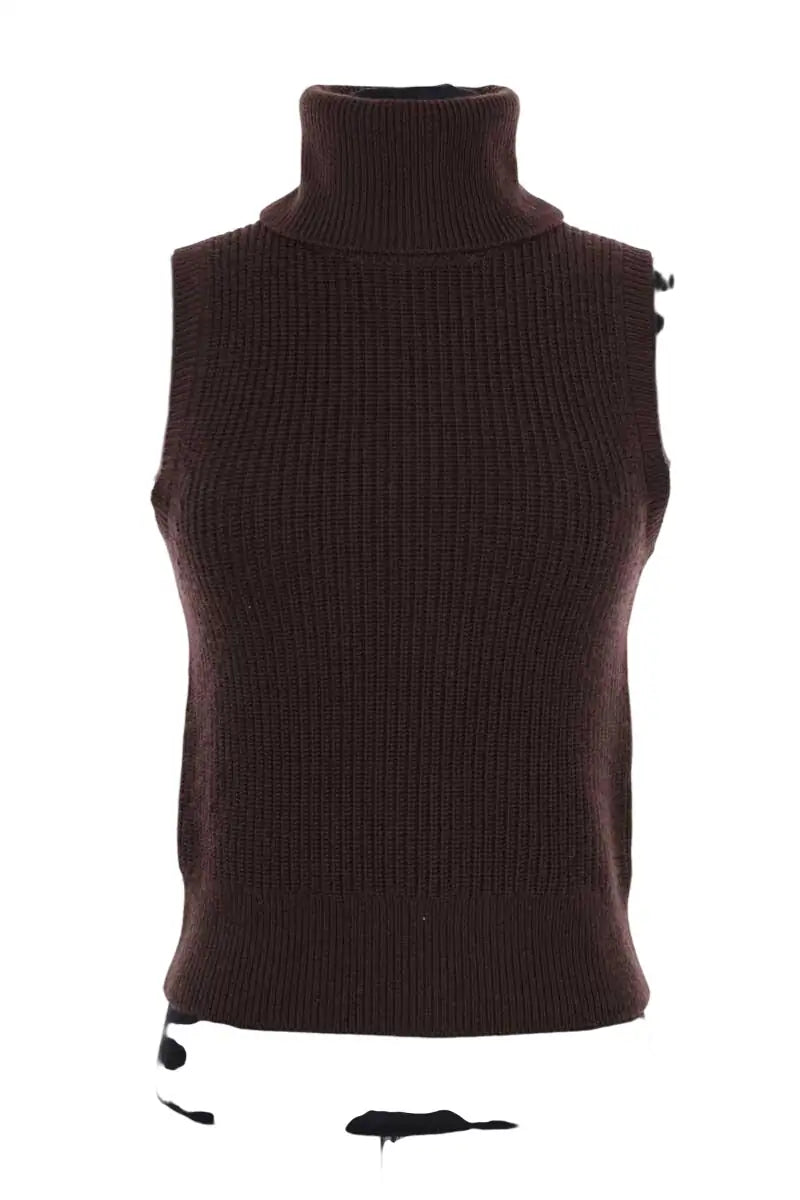 Pull Michael Kors Marron en Laine, taille XS - Seconde Main