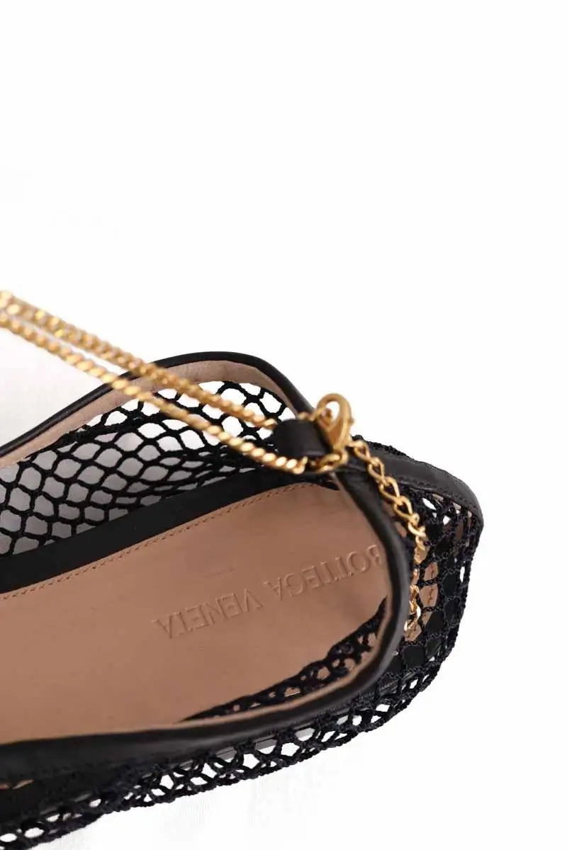 Ballerines Bottega Veneta Noir en Cuir