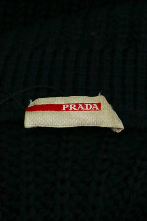 Veste Prada Marine en Laine