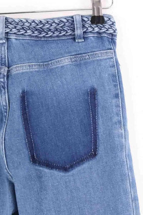 Jean bootcut Maje Bleu en Coton