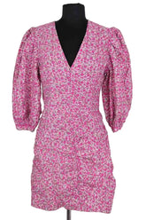 Robe Maje Violet en Coton, taille S - Seconde Main