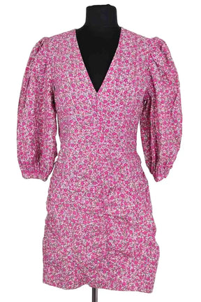 Robe Maje Violet en Coton, taille S - Seconde Main