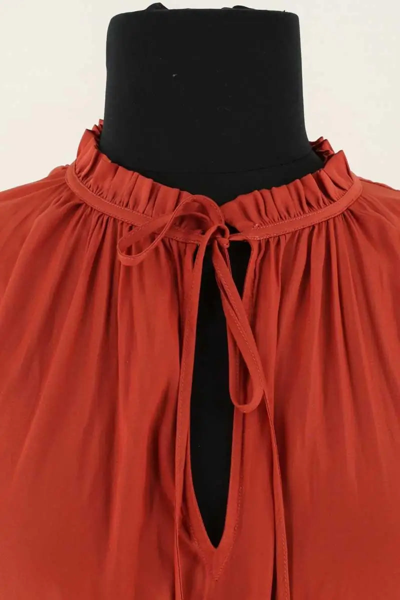 Robe Maje Orange en Synthétique