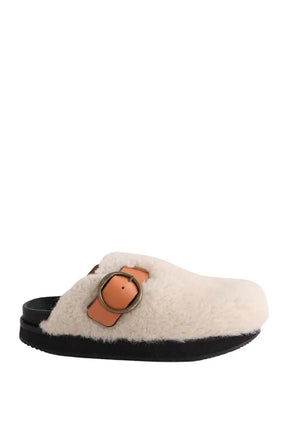 Sabots Isabel Marant Blanc en Cuir, taille 37 - Seconde Main