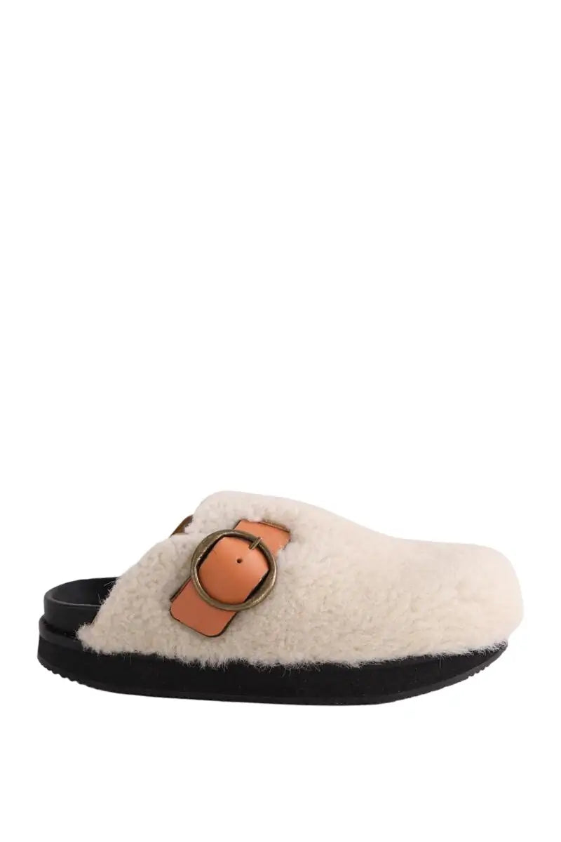 Sabots Isabel Marant Blanc en Cuir, taille 37 - Seconde Main