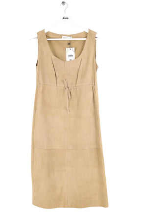 Robe Sprung Frères Camel en Cuir, taille M - Seconde Main