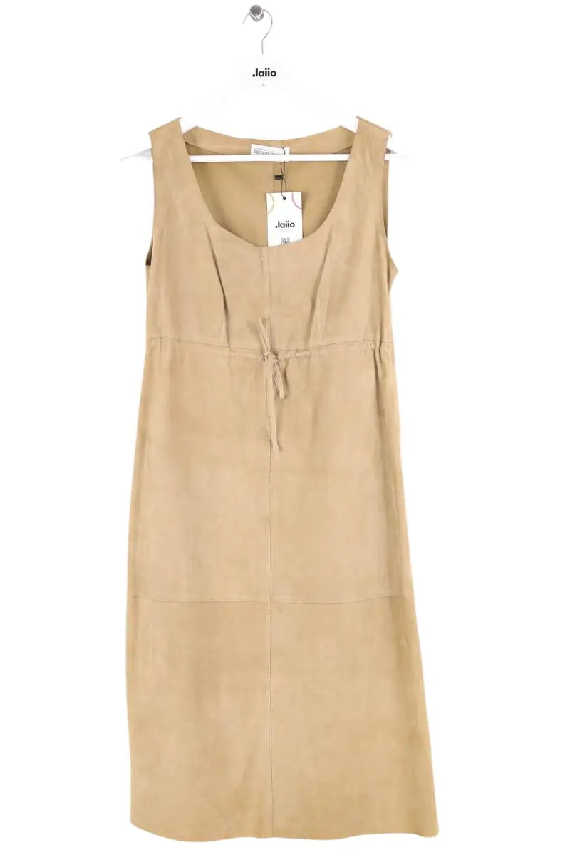 Robe Sprung Frères Camel en Cuir, taille M - Seconde Main