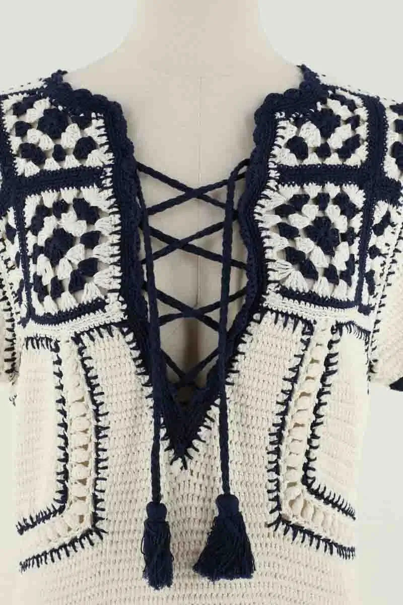 Robe Zadig & Voltaire Blanc en Coton