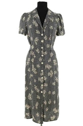 Robe Rouje Noir en Synthétique, taille M - Seconde Main