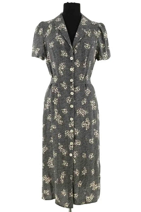 Robe Rouje Noir en Synthétique, taille M - Seconde Main