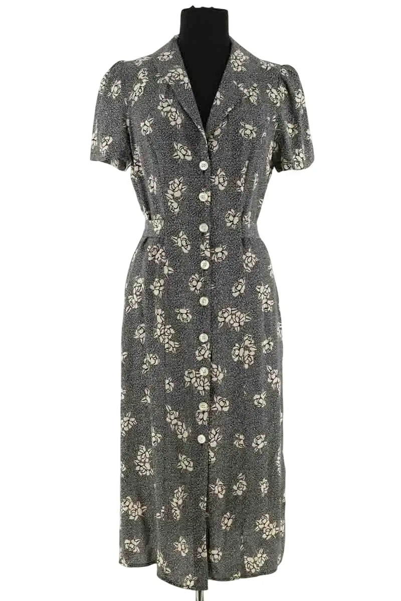 Robe Rouje Noir en Synthétique, taille M - Seconde Main