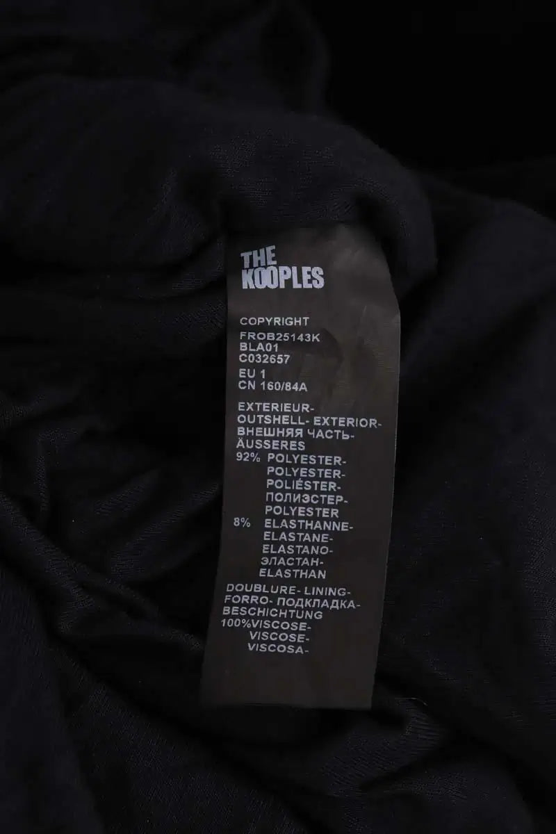 Robe The Kooples Noir en Viscose