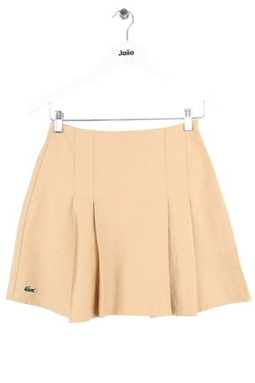 Jupe Lacoste Beige en Coton, taille XXS - Seconde Main