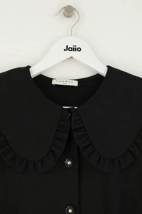Robe Sandro Noir en Synthétique