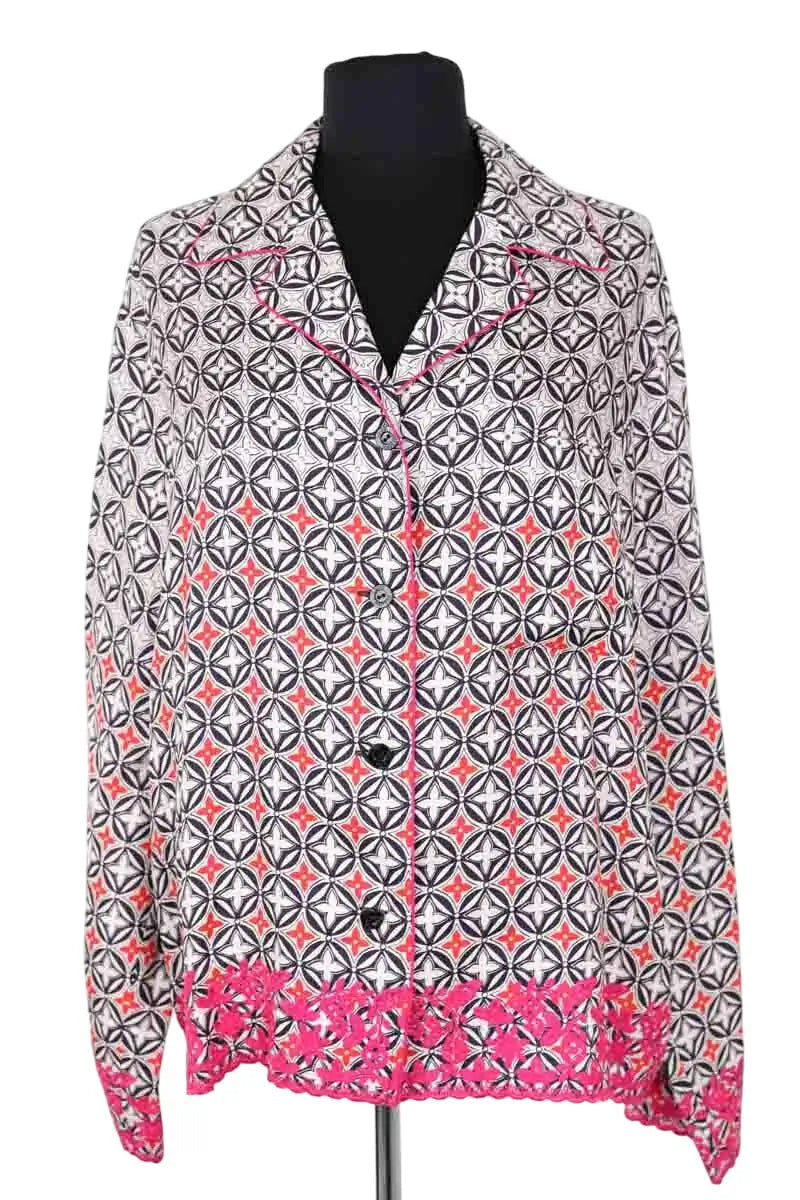 Chemise Louis Vuitton Noir en Soie, taille M - Seconde Main