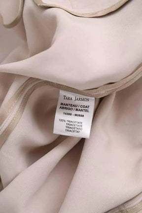 Trench-coat Tara Jarmon Beige en Synthétique
