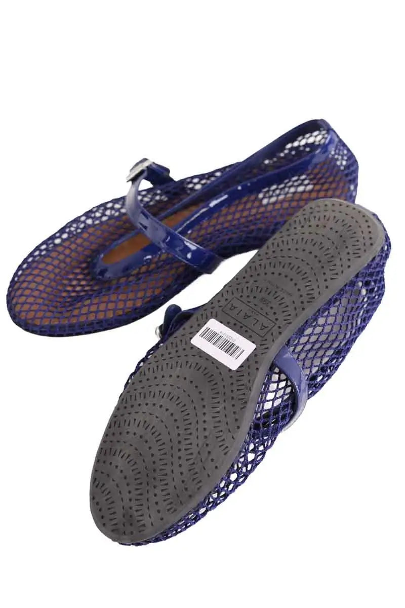 Ballerines Alaïa Marine en Polyester