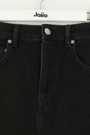Jupe Maje Noir en Coton