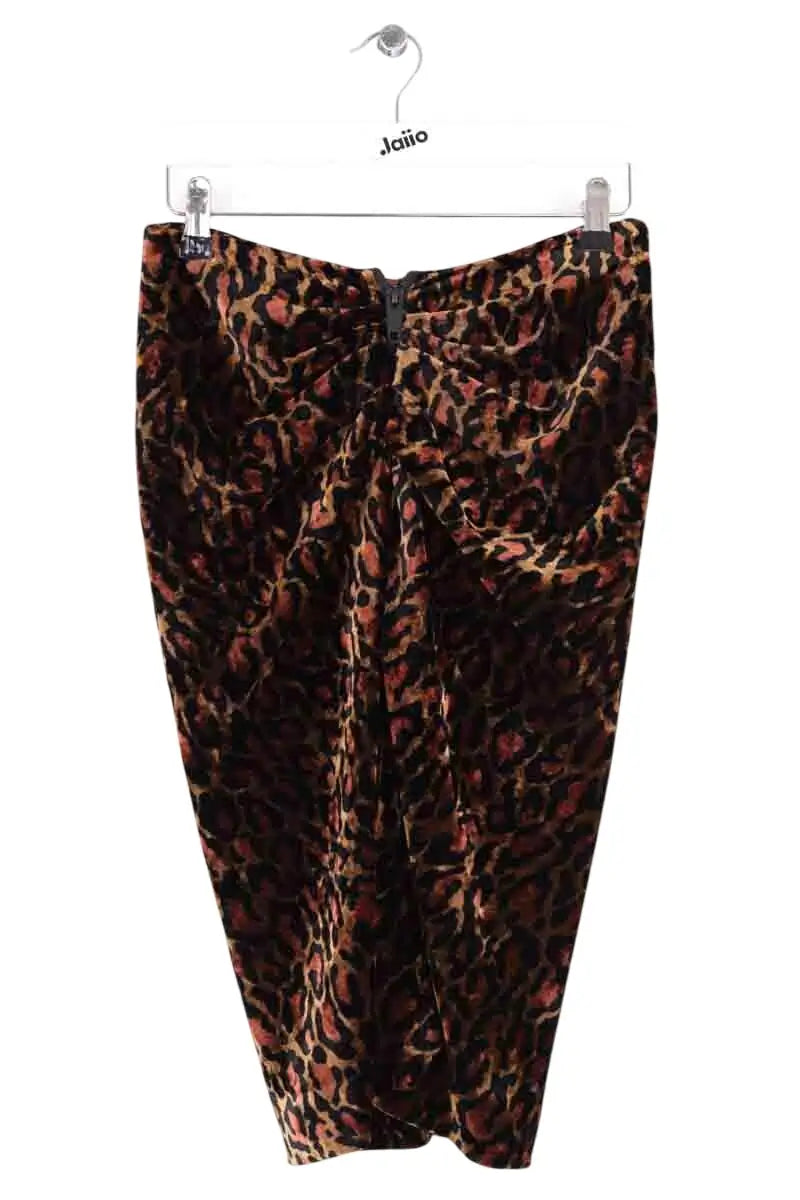 Jupe The Kooples Marron en Viscose, taille M - Seconde Main