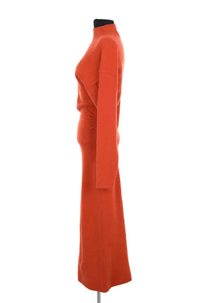 Robe Destree Orange en Laine