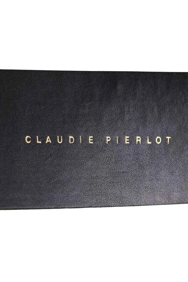 Ceinture en cuir Claudie Pierlot Noir en Cuir