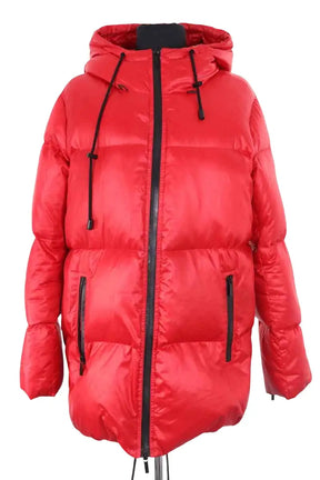Manteau Michael Kors Rouge en Synthétique, taille S - Seconde Main