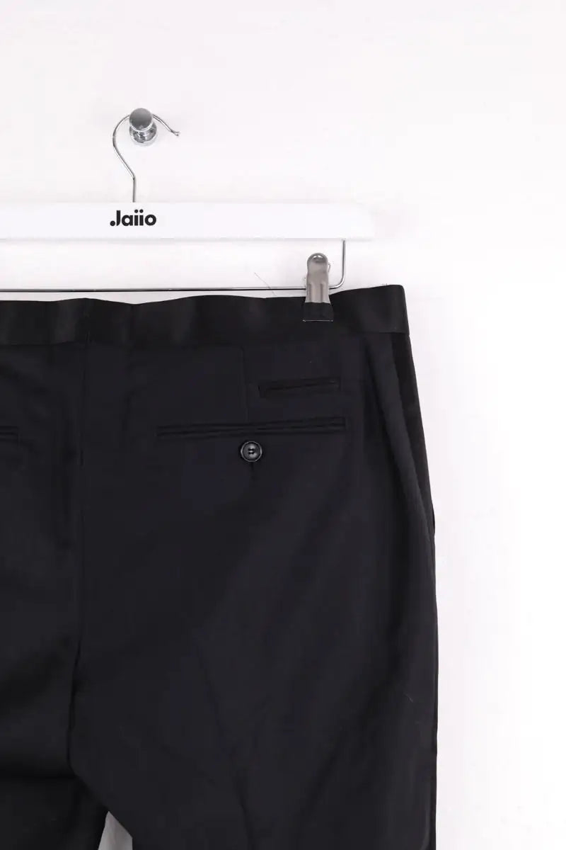 Pantalon droit The Kooples Noir en Laine