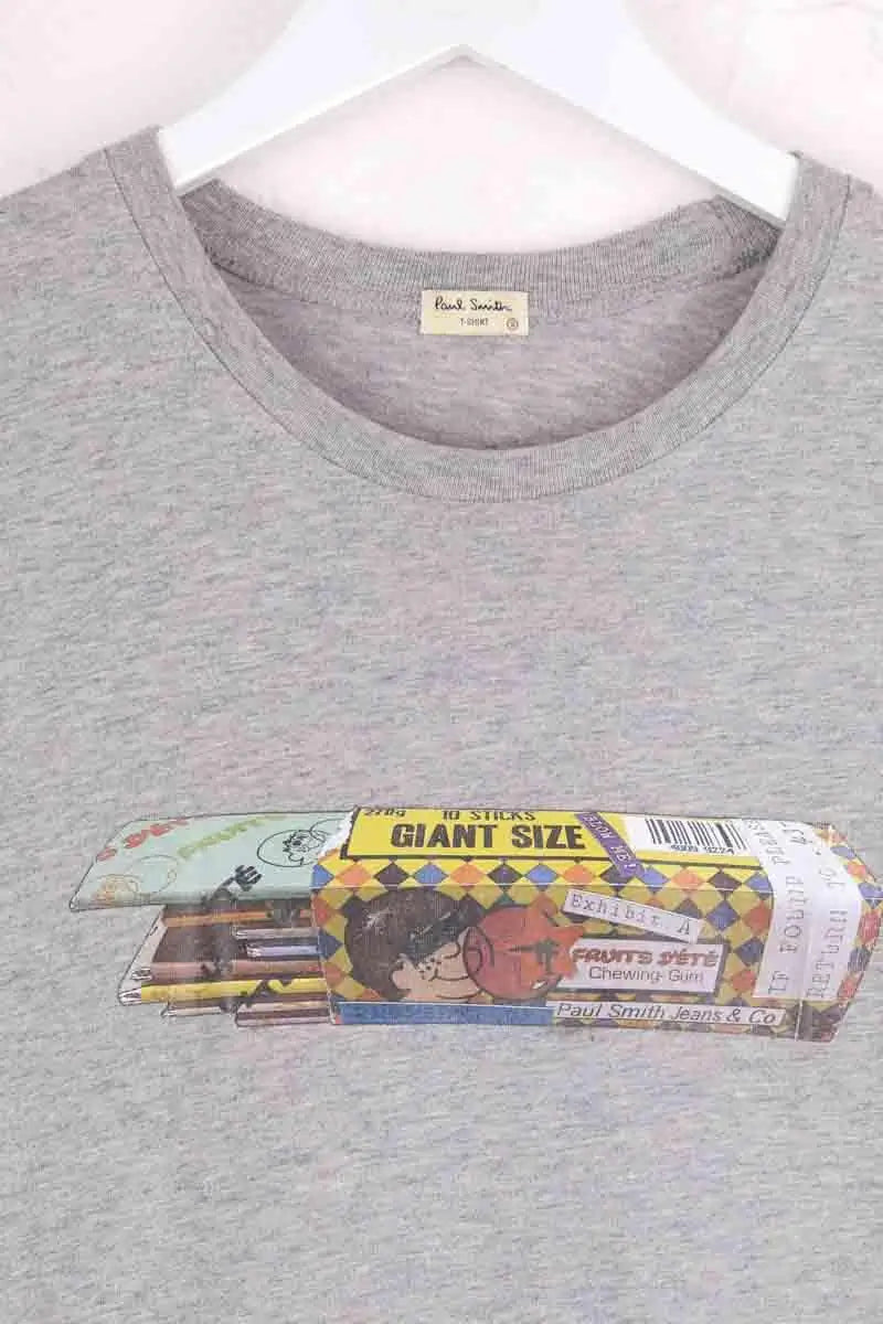 T-shirt Paul Smith Gris en Coton