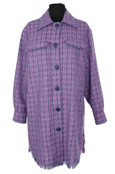 Veste Lanvin Violet en Laine, taille S - Seconde Main
