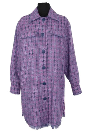 Veste Lanvin Violet en Laine, taille S - Seconde Main