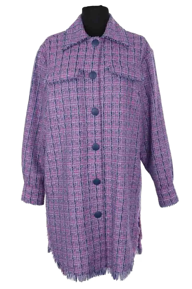 Veste Lanvin Violet en Laine, taille S - Seconde Main