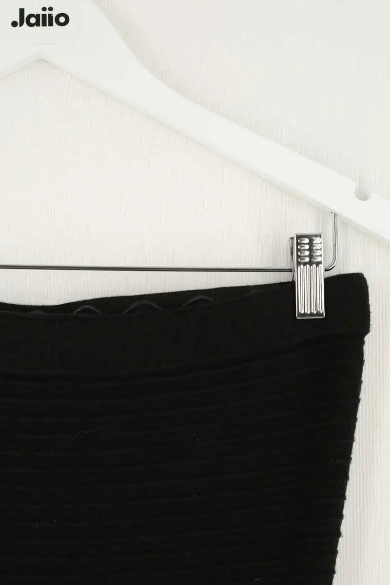 Robe Sandro Noir en Coton