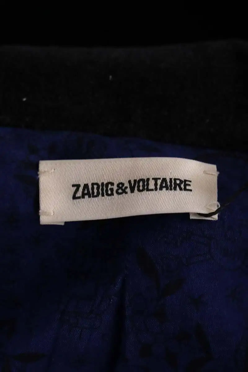 Blazer Zadig & Voltaire Noir en Velours