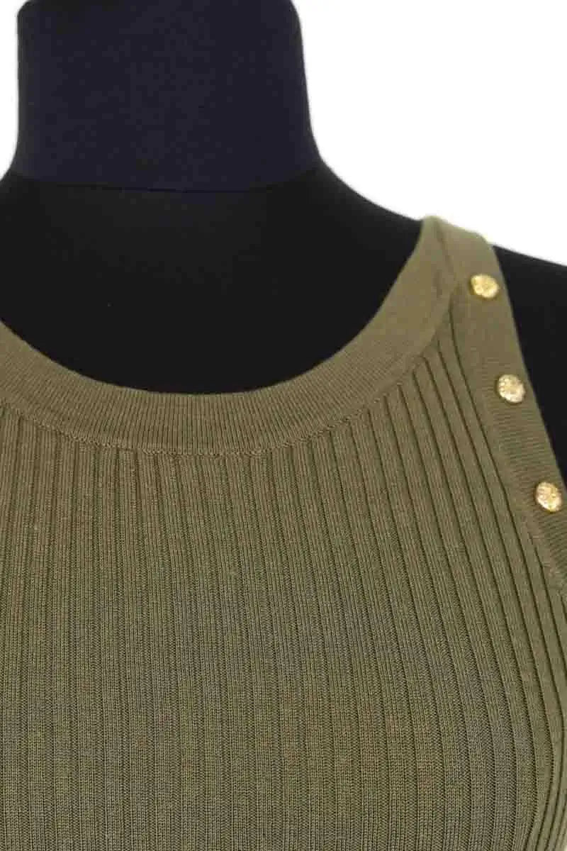 Top sans manche Sandro Kaki en Viscose