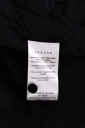 Robe Sézane Nolita Noir en Coton