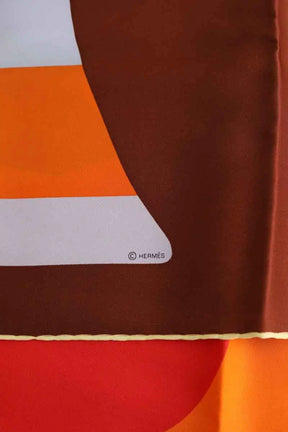 Carré Hermès Multicolore en Soie