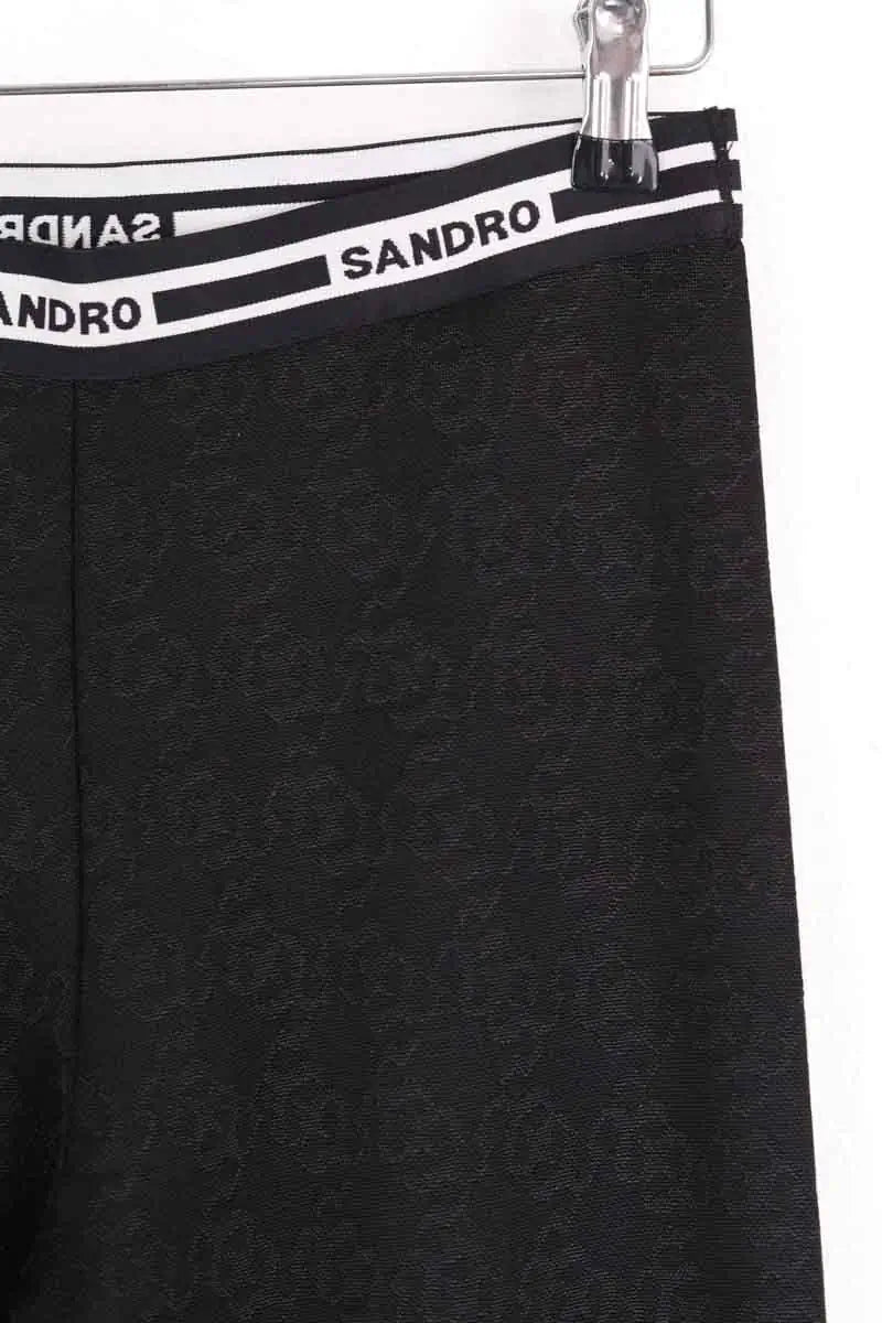 Legging Sandro Noir en Synthétique