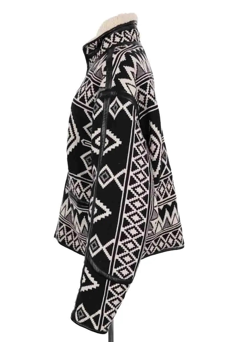 Manteau Isabel Marant Noir en Coton