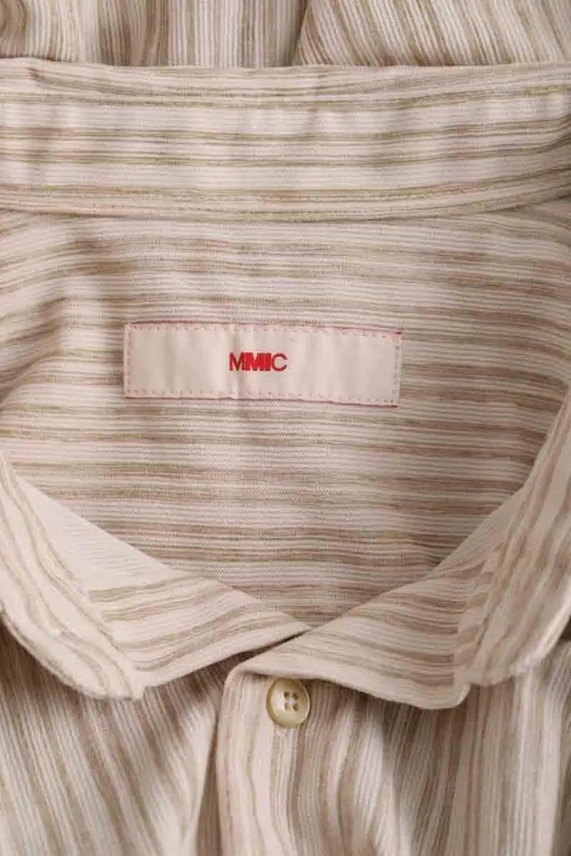Chemise Mmic Beige en Synthétique